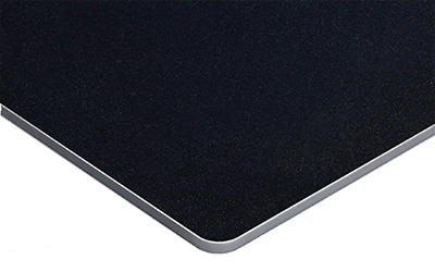 Votre crédence de cuisine sur support Aluminium noir mat