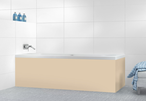 Panneau tablier de bain Beige creme