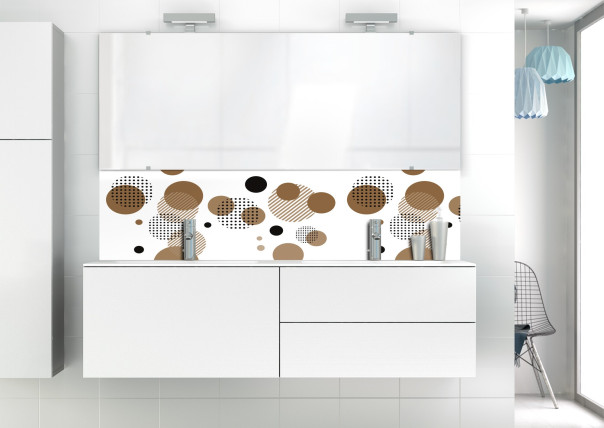 Panneau vasque SCB21072A couleur Chocolat
