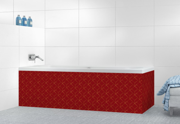 Panneau tablier de bain SHB10996A couleur Carmin