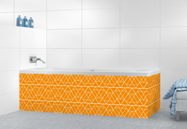 Panneau tablier de bain DPB14161A couleur Tangerine