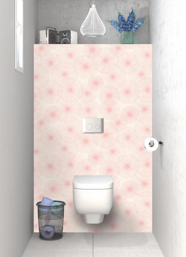 Panneau WC SHB11005A couleur Rose Poudre