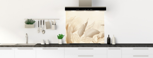 Crédence de cuisine SH24806A fond de hotte