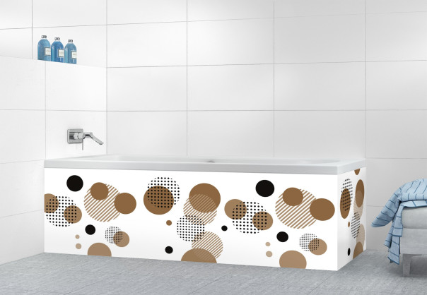 Panneau tablier de bain SCB21072A couleur Chocolat