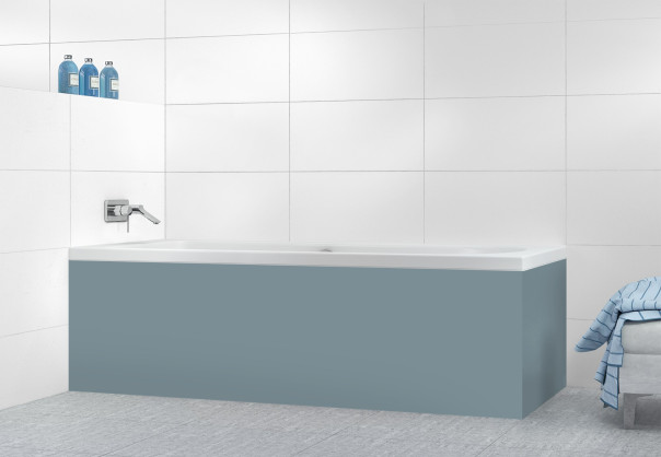 Panneau tablier de bain Gris bleu