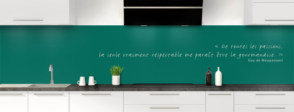 Crédence de cuisine TEXTE4B couleur Foret panoramique