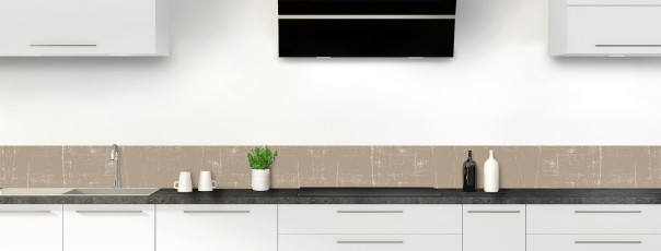 Crédence de cuisine BA13309F couleur Taupe frise