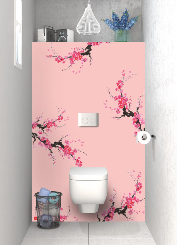 Panneau WC SHB29295A couleur Rose Poudre