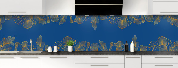 Crédence de cuisine DP14165A couleur Classic blue panoramique