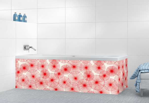 Panneau tablier de bain SHB11005A couleur Rouge Vif