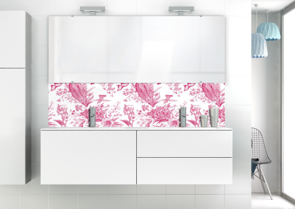 Panneau vasque SHB47913A couleur Hortensia