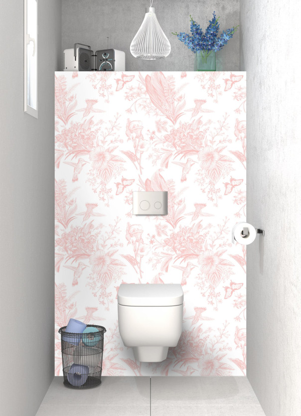 Panneau WC SHB47913A couleur Rose Poudre