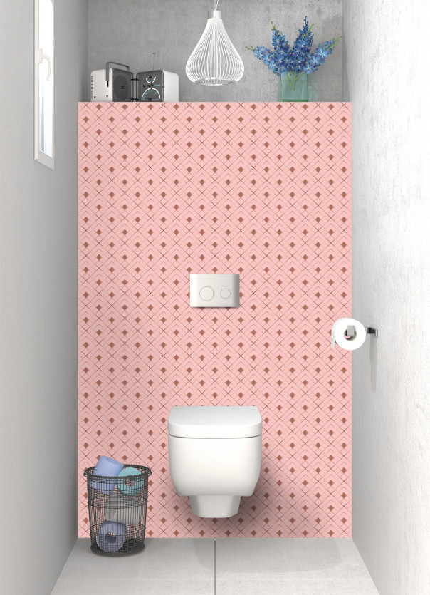 Panneau WC SHB11578A couleur Rose Poudre