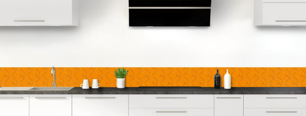 Crédence de cuisine SH10996A couleur Tangerine frise