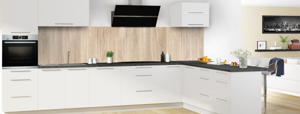 Crédence de cuisine DP38015A panoramique en perspective