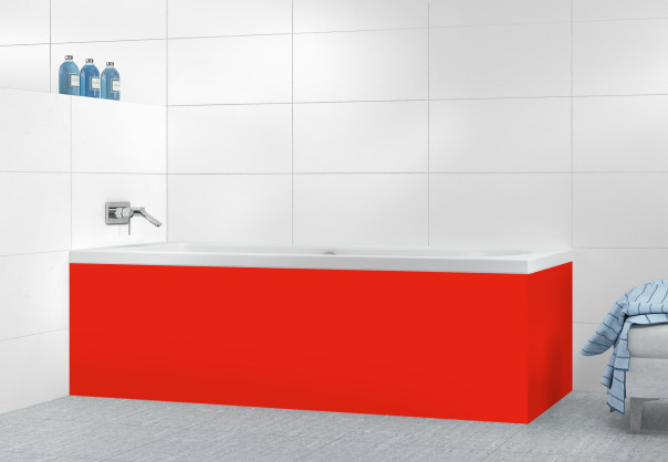 Panneau tablier de bain Coquelicot