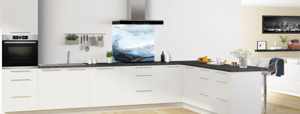 Crédence de cuisine SD07094A fond de hotte en perspective