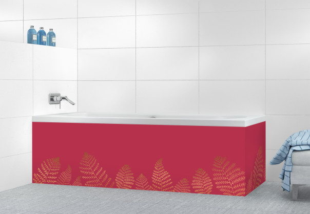 Panneau tablier de bain DPB14164A couleur Grenadine