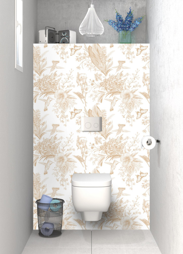 Panneau WC SHB47913A couleur Marron Laqué