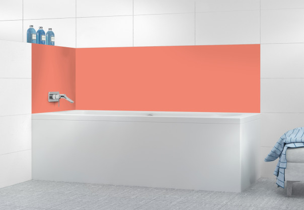 Panneau de bain Living coral