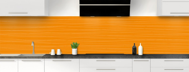 Crédence de cuisine YG15022J couleur Tangerine panoramique