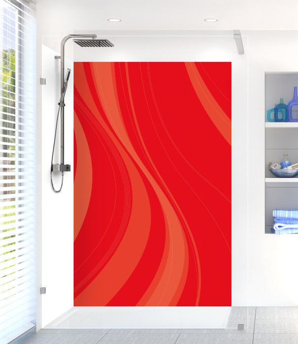 Panneau de douche CPB05111F couleur Rouge Vif