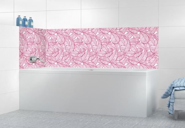 Panneau de bain SHB75906A couleur Hortensia