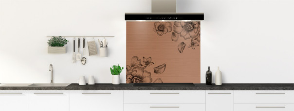 Crédence de cuisine CD95326CU fond de hotte