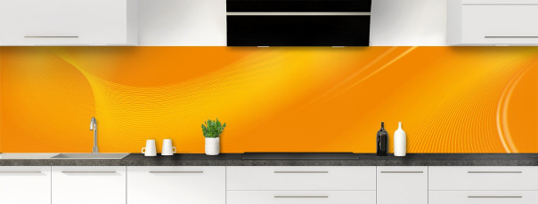 Crédence de cuisine CG31201C couleur Tangerine panoramique