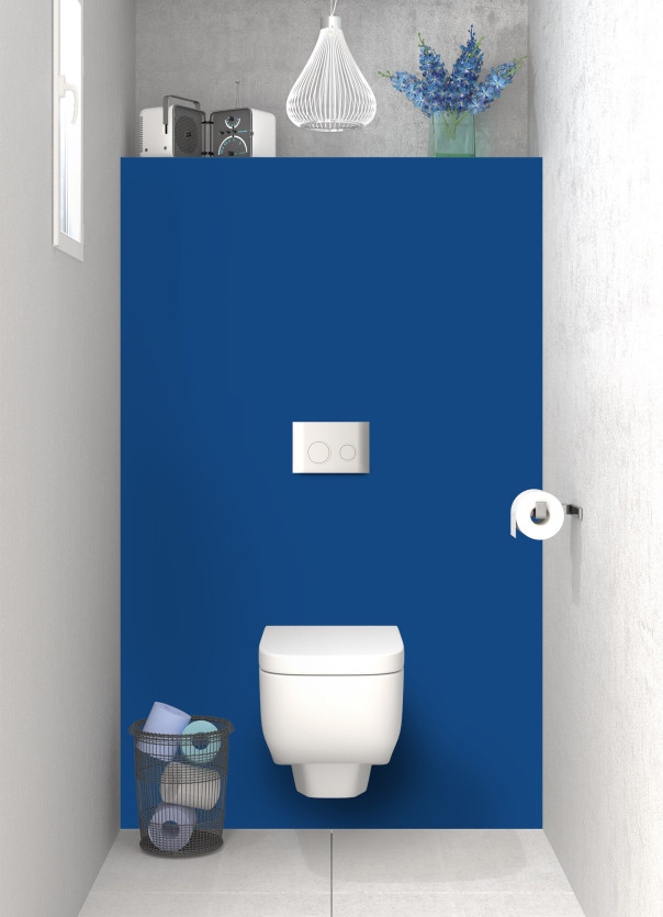 Panneau WC Classic blue