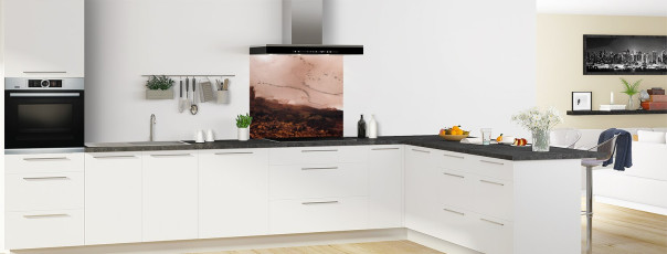 Crédence de cuisine SD07096A fond de hotte en perspective