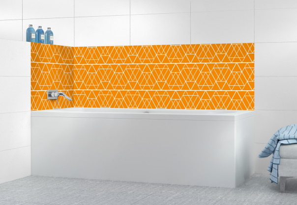 Panneau de bain DPB14161A couleur Tangerine