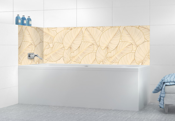 Panneau de bain ASB34194A couleur Creme