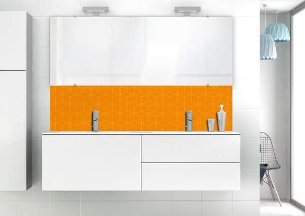 Panneau vasque SHB22222B couleur Tangerine