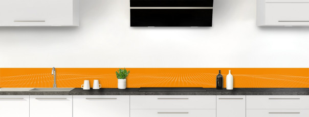 Crédence de cuisine AS31710A couleur Tangerine frise