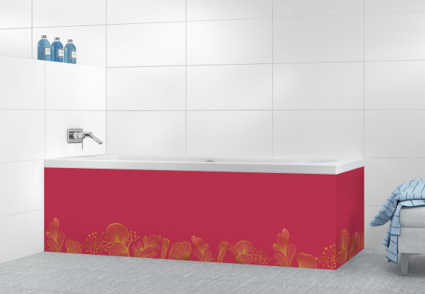 Panneau tablier de bain DPB14165A couleur Grenadine