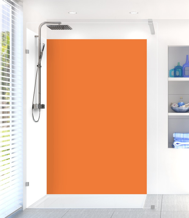 Panneau de douche Orange