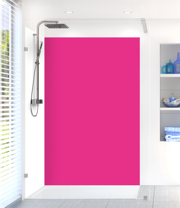 Panneau de douche Fuchsia