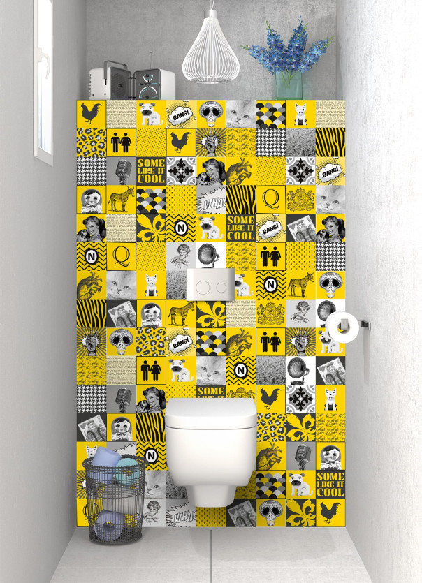 Panneau WC DPB21032A couleur Citron