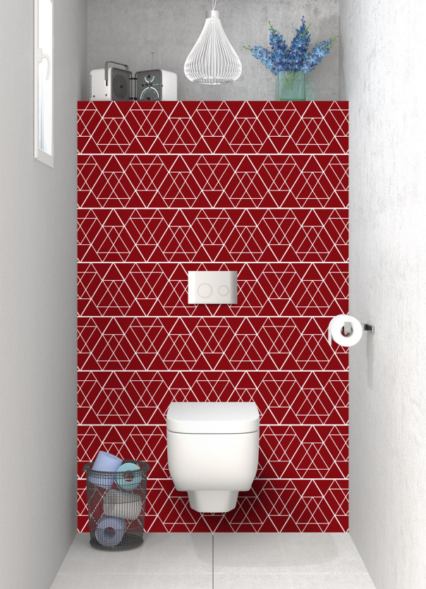 Panneau WC DPB14161A couleur Carmin