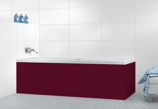 Panneau tablier de bain Aubergine