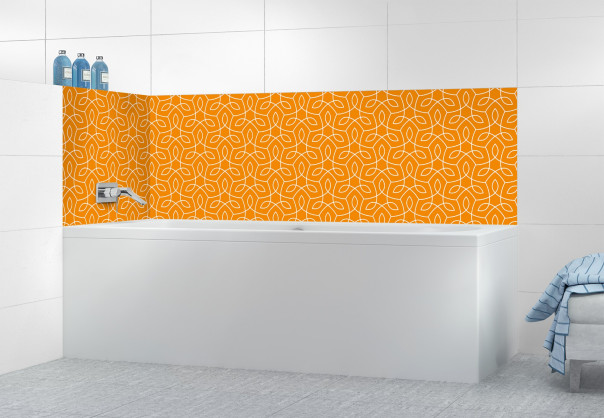 Panneau de bain STB12108A couleur Tangerine