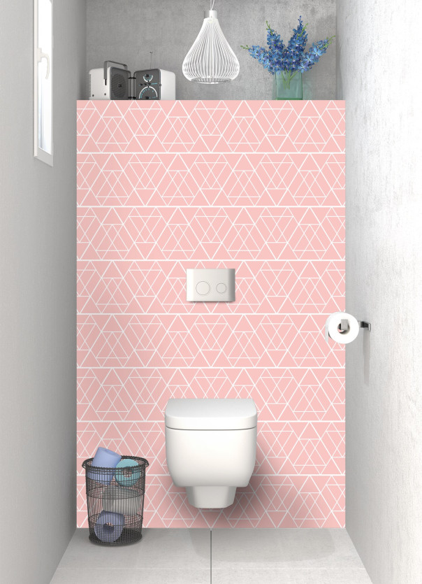 Panneau WC DPB14161A couleur Rose Poudre