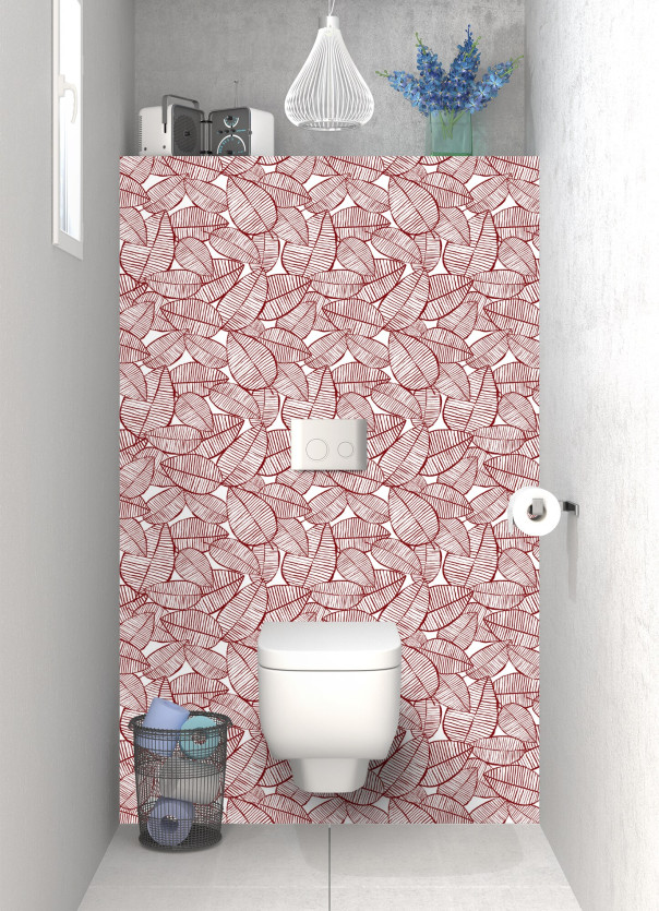 Panneau WC SHB75906A couleur Carmin