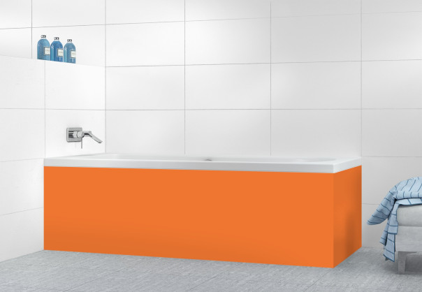 Panneau tablier de bain Orange