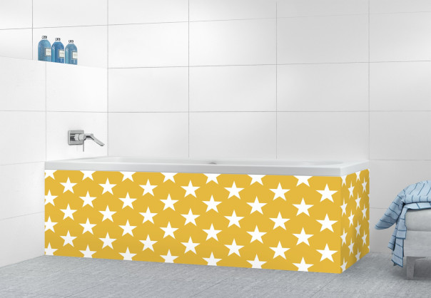Panneau tablier de bain SCB21088A couleur Moutarde