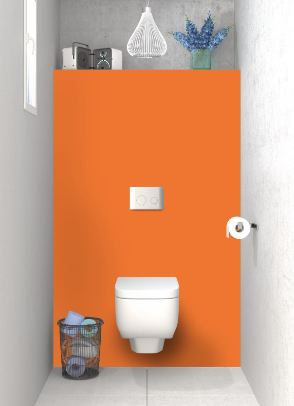Panneau WC Orange