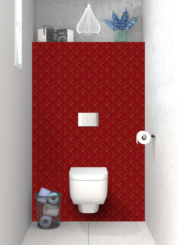 Panneau WC SHB10996A couleur Carmin