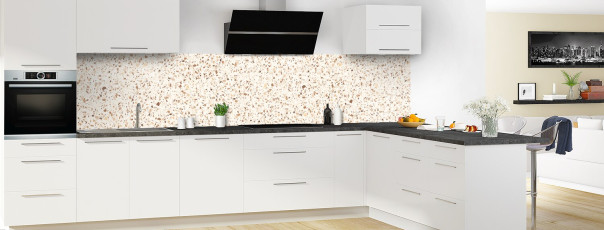 Crédence de cuisine SH25195A panoramique en perspective