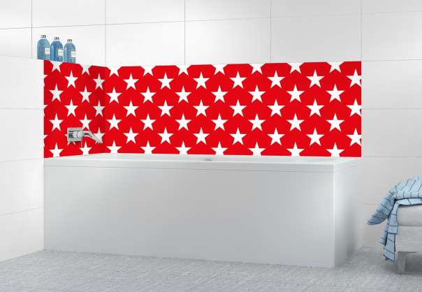 Panneau de bain SCB21088A couleur Rouge Vif